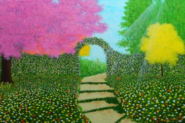 Fairyland Wishes - Spring Wild Flower painting