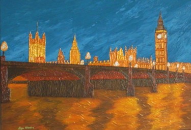 Big Ben at 10:30 PM - London cityscape